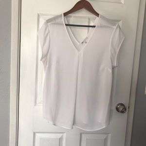 DR2 by Daniel Rainn double V Blouse